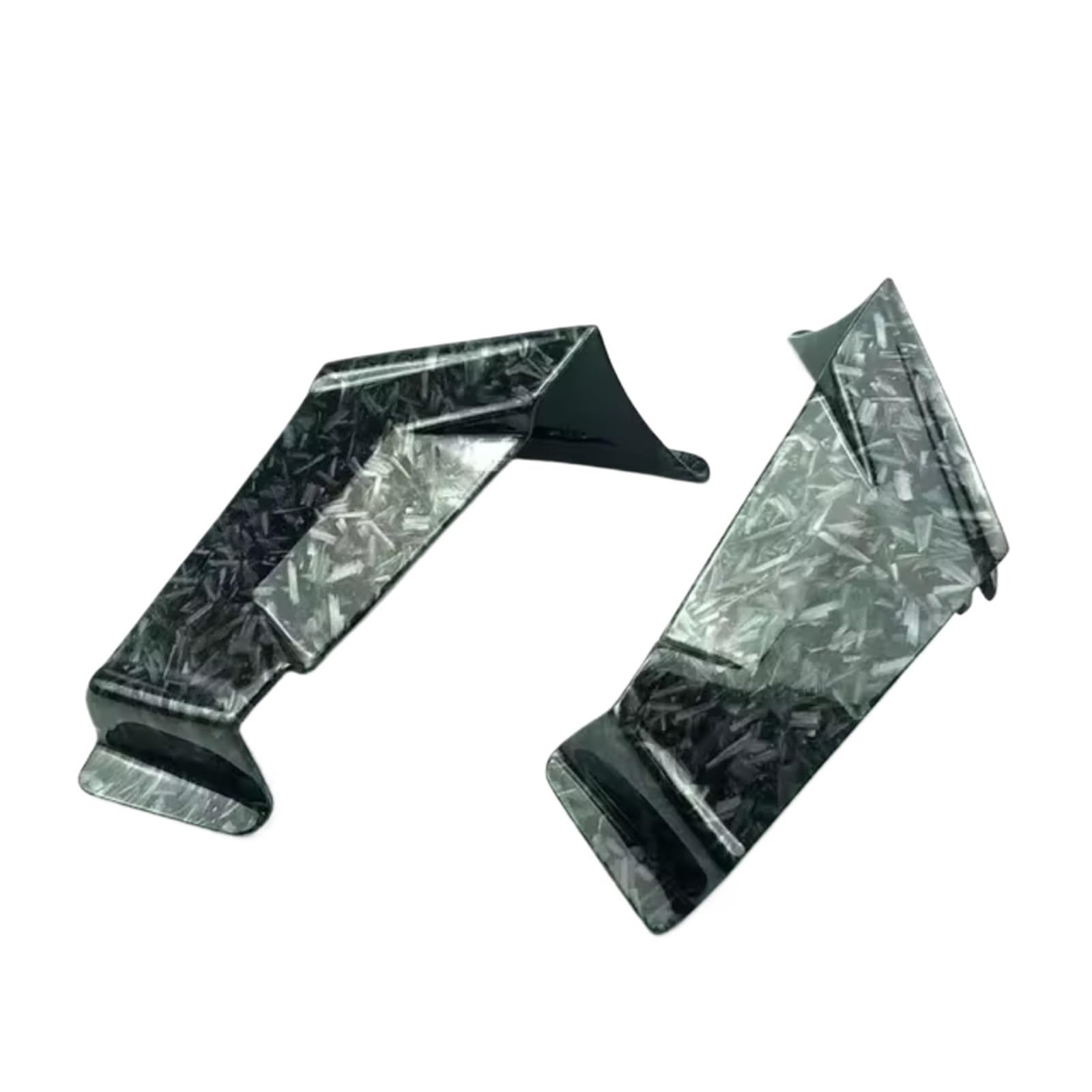 RDEQKIVZ Motorrad Winglets Kompatibel Mit Aprilia Für RS660 Für Tuono 660 Für Naked Frontspoiler Winglet Aerodynamik Für Wing Kit Spoiler Motorradzubehör(Forging Pattern) von RDEQKIVZ