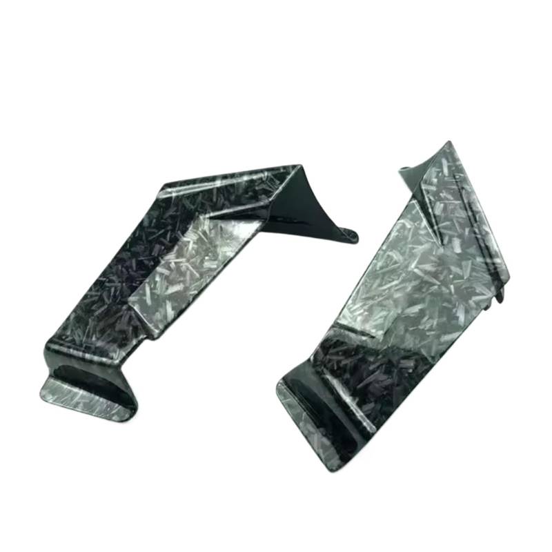 RDEQKIVZ Motorrad Winglets Kompatibel Mit Aprilia Für RS660 Für Tuono 660 Für Naked Frontspoiler Winglet Aerodynamik Für Wing Kit Spoiler Motorradzubehör(Forging Pattern) von RDEQKIVZ
