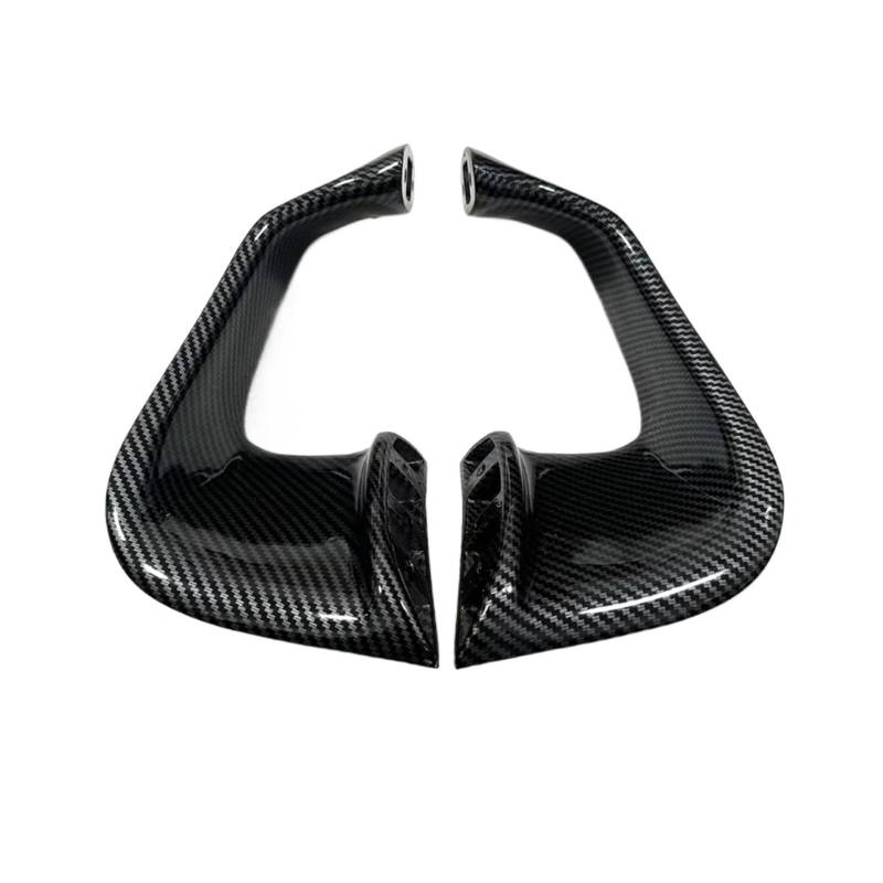 RDEQKIVZ Motorrad Winglets Kompatibel Mit Aprilia Für RSV4 2009–2021 Motorrad Fixiert Für Flügelzubehör Aerodynamisch Für Flügel-Kit Spoiler Seitliche Winglet-Verkleidung(ABS Carbon Fiber) von RDEQKIVZ