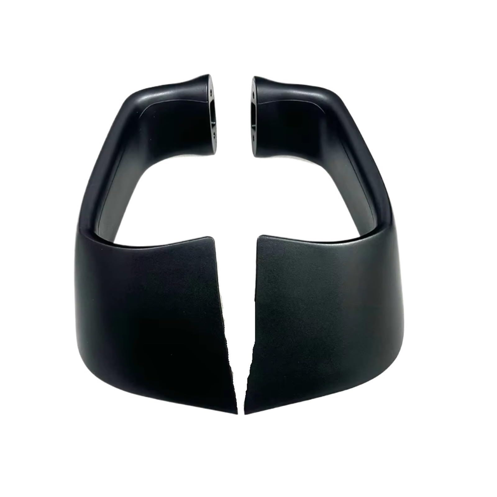 RDEQKIVZ Motorrad Winglets Kompatibel Mit Aprilia Für RSV4 2009–2021 Motorrad Fixiert Für Flügelzubehör Aerodynamisch Für Flügel-Kit Spoiler Seitliche Winglet-Verkleidung(Matte Black) von RDEQKIVZ