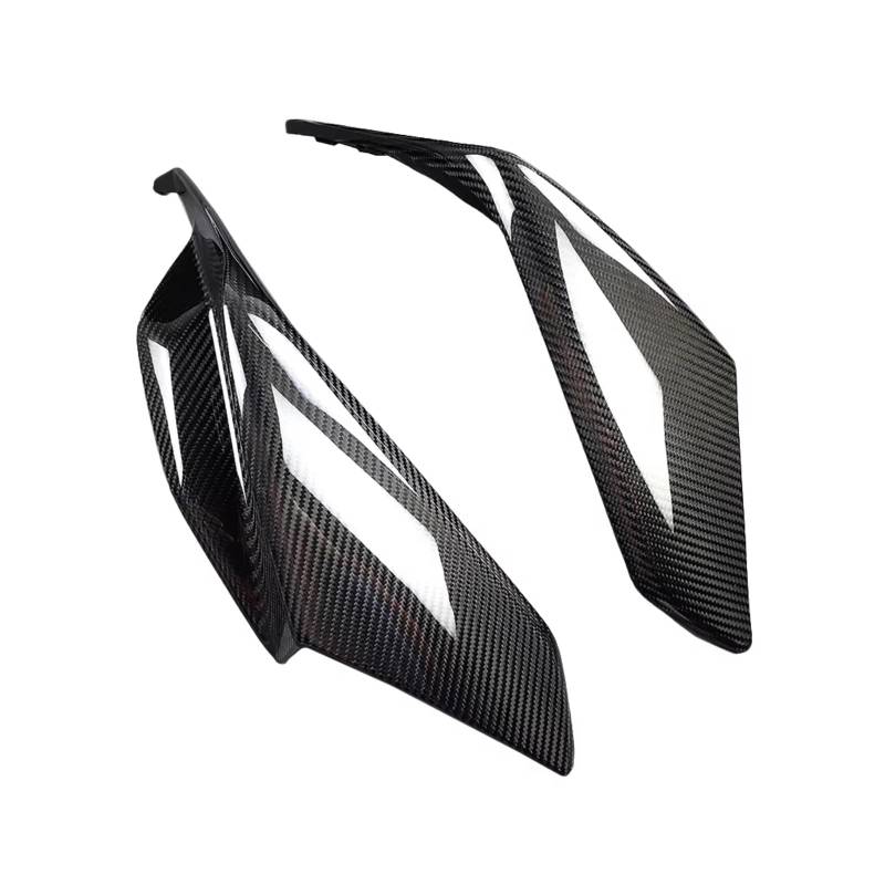 RDEQKIVZ Motorrad Winglets Kompatibel Mit Aprilia Für RSV4 2021 2022 2023 Motorradzubehör Windabweiser Spoiler Seitenverkleidung Teil-Set von RDEQKIVZ