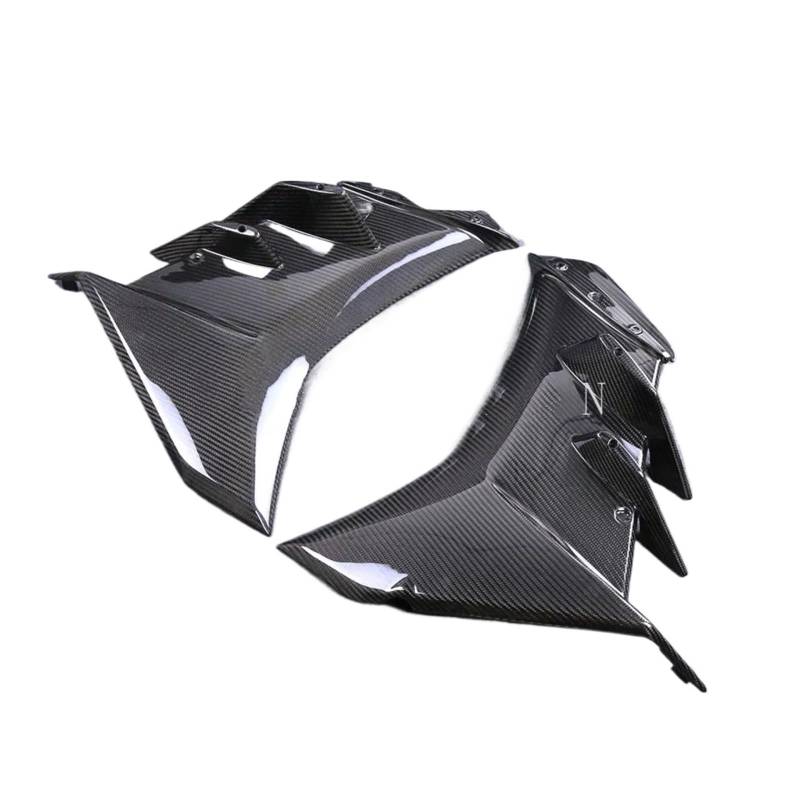 RDEQKIVZ Motorrad Winglets Kompatibel Mit Aprilia Für RSV4 2021 2022 2023 Motorradzubehör Windabweiser Spoiler Seitenverkleidung Teil-Set von RDEQKIVZ
