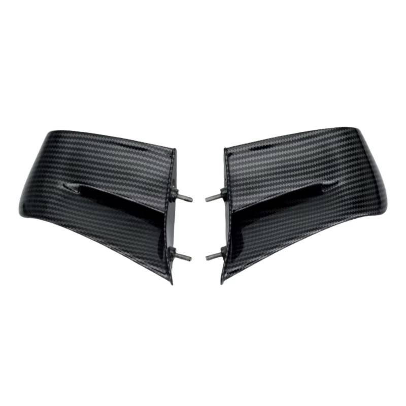 RDEQKIVZ Motorrad Winglets Kompatibel Mit Ducati Für Panigale Für V4/S/R 2022 2023 2024 Motorrad-Winglet Aerodynamisch Für Flügel-Kit Spoiler Fest Für Flügel(ABS Carbon) von RDEQKIVZ