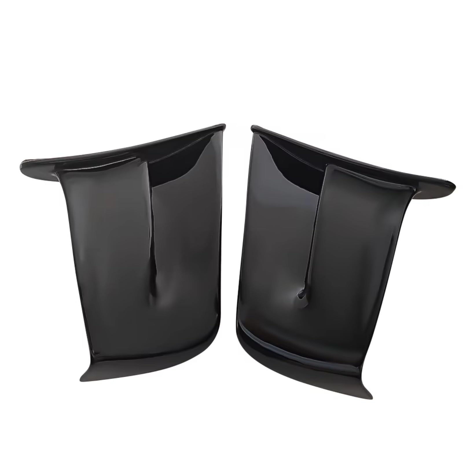 RDEQKIVZ Motorrad Winglets Kompatibel Mit Ducati Für Panigale Für V4S/R 2018 2019 Motorrad-Verkleidungsset Modifiziertes Spoiler-Seitenteil Fixiert Für Flügel-Aerodynamik(Bright Black) von RDEQKIVZ