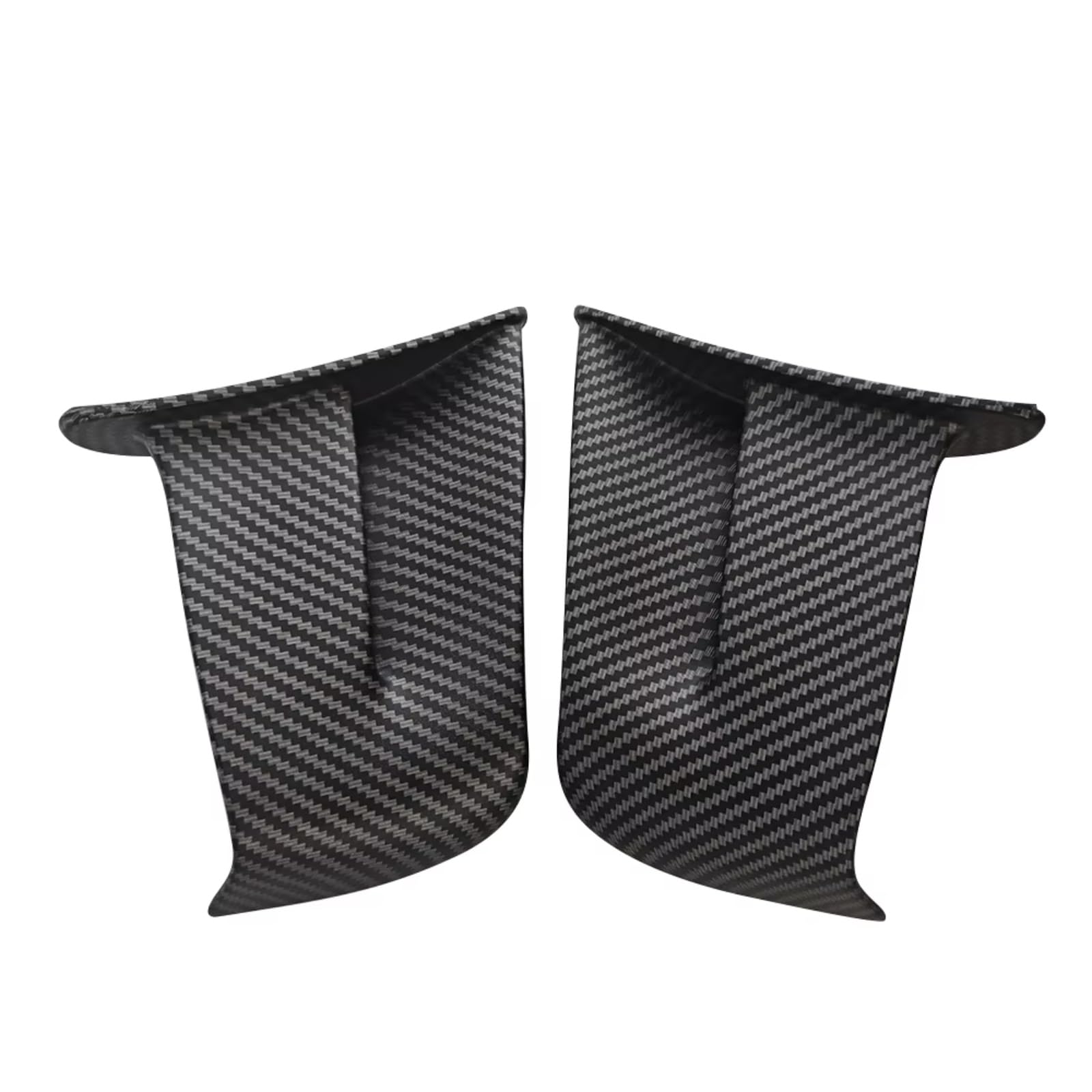 RDEQKIVZ Motorrad Winglets Kompatibel Mit Ducati Für Panigale Für V4S/R 2018 2019 Motorrad-Verkleidungsset Modifiziertes Spoiler-Seitenteil Fixiert Für Flügel-Aerodynamik(Matte Carbon Paint) von RDEQKIVZ