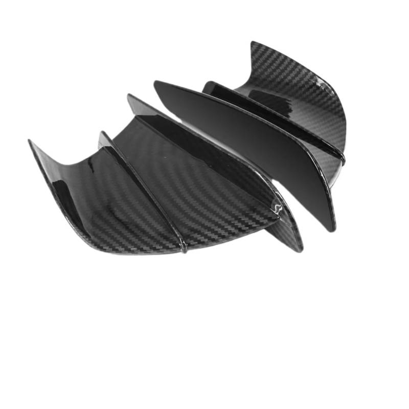 RDEQKIVZ Motorrad Winglets Kompatibel Mit Ducati Für Supersport 950 950S Für V4 Für V4SP Verkleidung Winglets Seite Für Flügelschutz Fin Trim Cove Deflektor(Carbon Fiber Texture) von RDEQKIVZ
