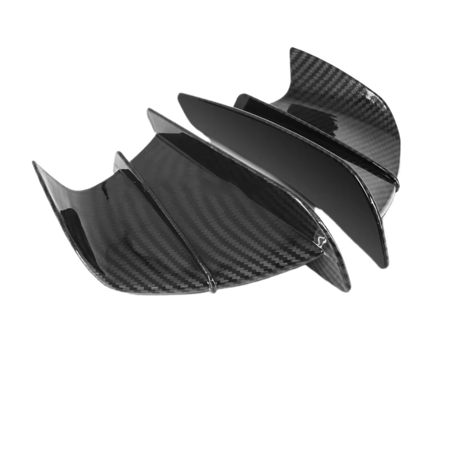 RDEQKIVZ Motorrad Winglets Kompatibel Mit Ducati Für Supersport 950 Für Supersport 950S Motorradverkleidung Seiten-Winglet Aerodynamisch Für Flügelabweiser-Spoiler(Carbon Fiber Texture) von RDEQKIVZ