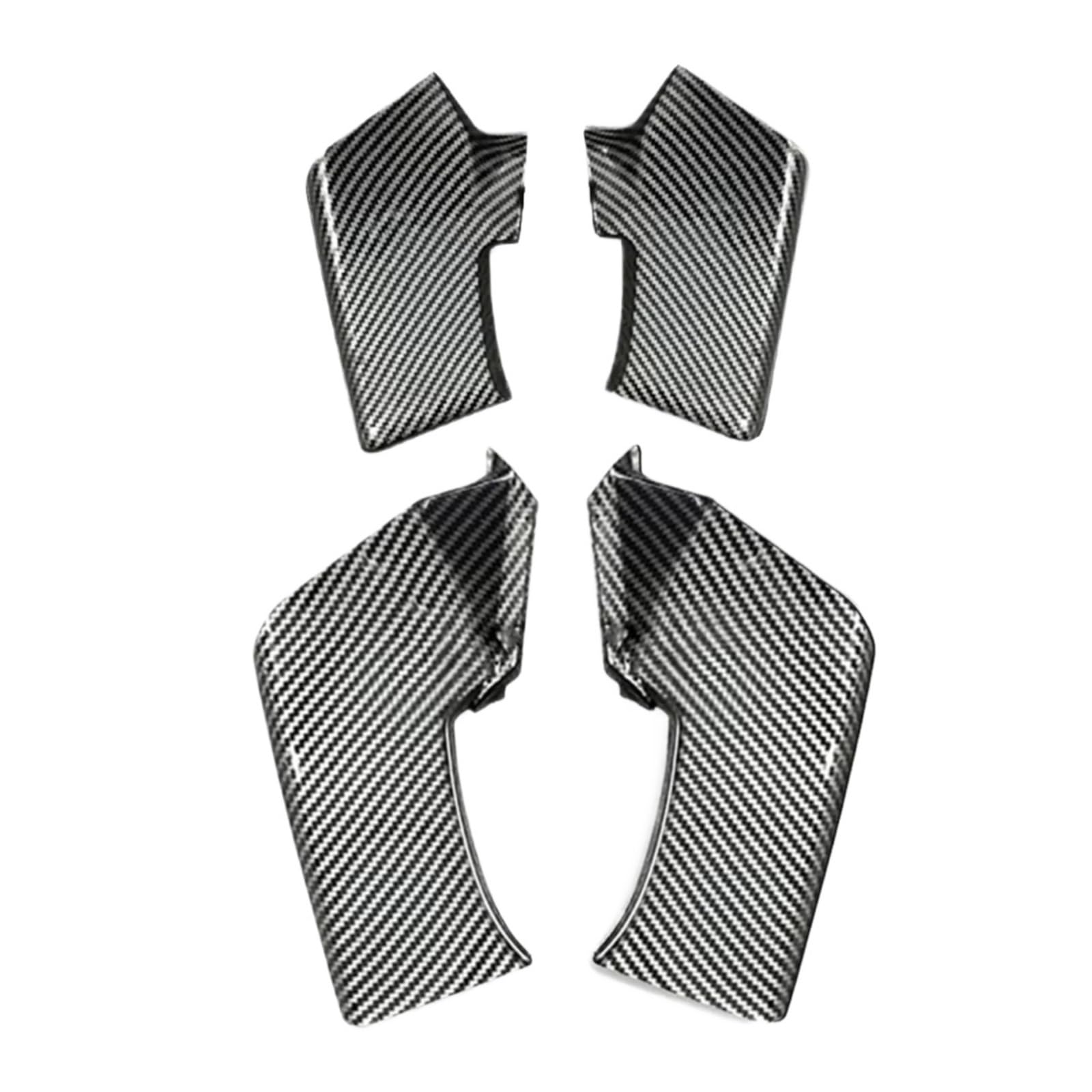 RDEQKIVZ Motorrad Winglets Kompatibel Mit Ducati Für V2 2022–2023 Für V4SP 2022–2023 Seitenwindflügel Winglet Aerodynamisch Für Flügelabweiser-Spoiler-Motorradverkleidung(Carbon Fiber Look) von RDEQKIVZ