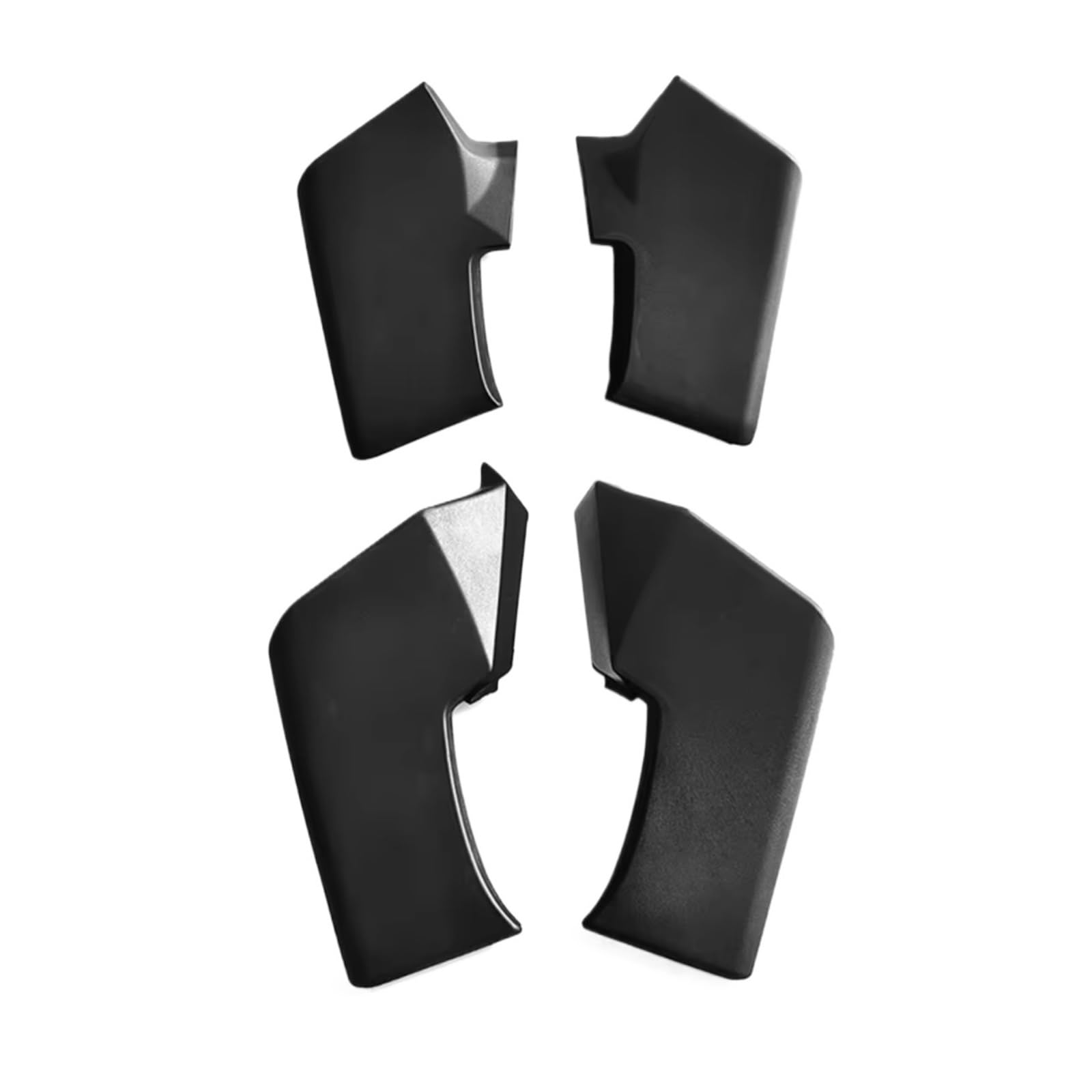 RDEQKIVZ Motorrad Winglets Kompatibel Mit Ducati Für V4/S/SP 2020 2021 2022 2023 Für V2 2022 2023 2024 Winglets Wings Spoiler Fxed Motorrad Winglet Für Wing Kit(Black) von RDEQKIVZ