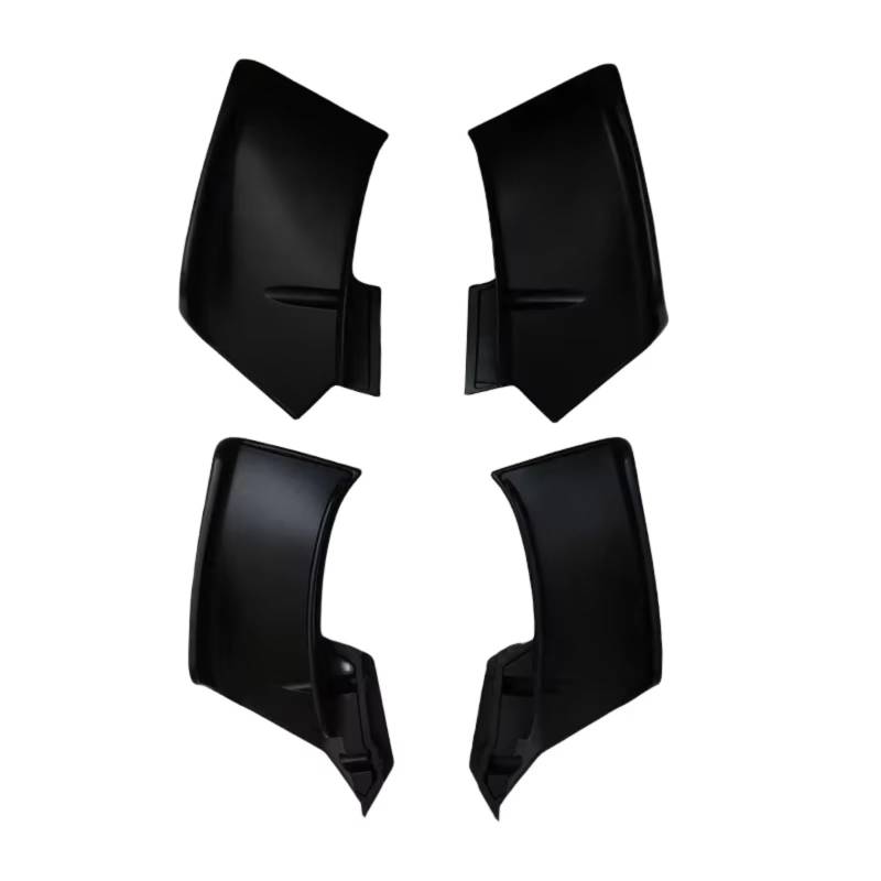 RDEQKIVZ Motorrad Winglets Kompatibel Mit Ducati Für V4/S/SP 2020 2021 2022 2023 Für V2 2022 2023 Motorrad Fest Für Flügelspoiler Seitliches Winglet-Frontverkleidungsset(Matte Black) von RDEQKIVZ