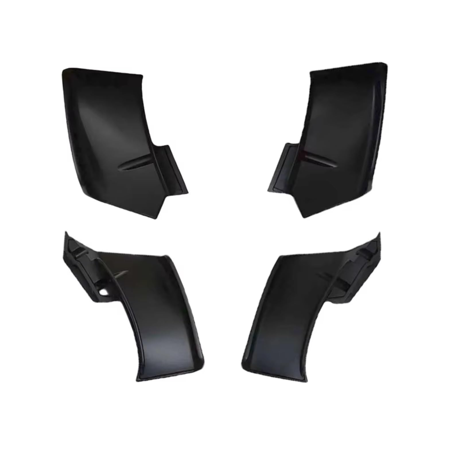 RDEQKIVZ Motorrad Winglets Kompatibel Mit Ducati Für V4/S/SP 2020 2021 2022 2023 Für V2 2022–2023 Motorrad-Winglets Aerodynamisch Für Wing-Kit-Spoiler(Black) von RDEQKIVZ
