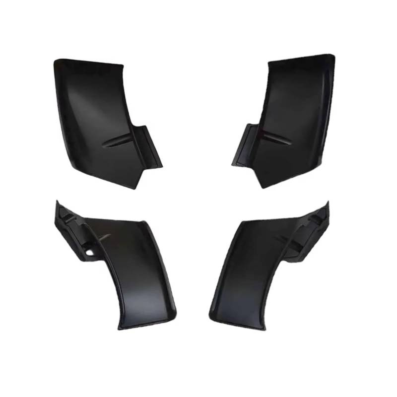 RDEQKIVZ Motorrad Winglets Kompatibel Mit Ducati Für V4/S/SP 2020 2021 2022 2023 Für V2 2022–2023 Motorrad-Winglets Aerodynamisch Für Wing-Kit-Spoiler(Black) von RDEQKIVZ
