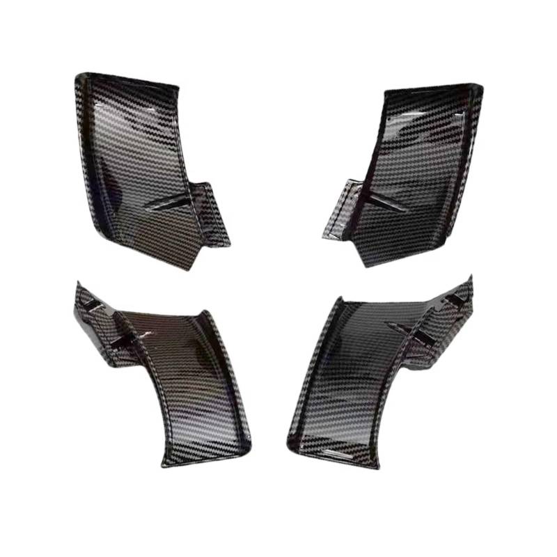 RDEQKIVZ Motorrad Winglets Kompatibel Mit Ducati Für V4/S/SP 2020 2021 2022 2023 Für V2 2022–2023 Motorrad-Winglets Aerodynamisch Für Wing-Kit-Spoiler(Carbon Fiber Texture) von RDEQKIVZ
