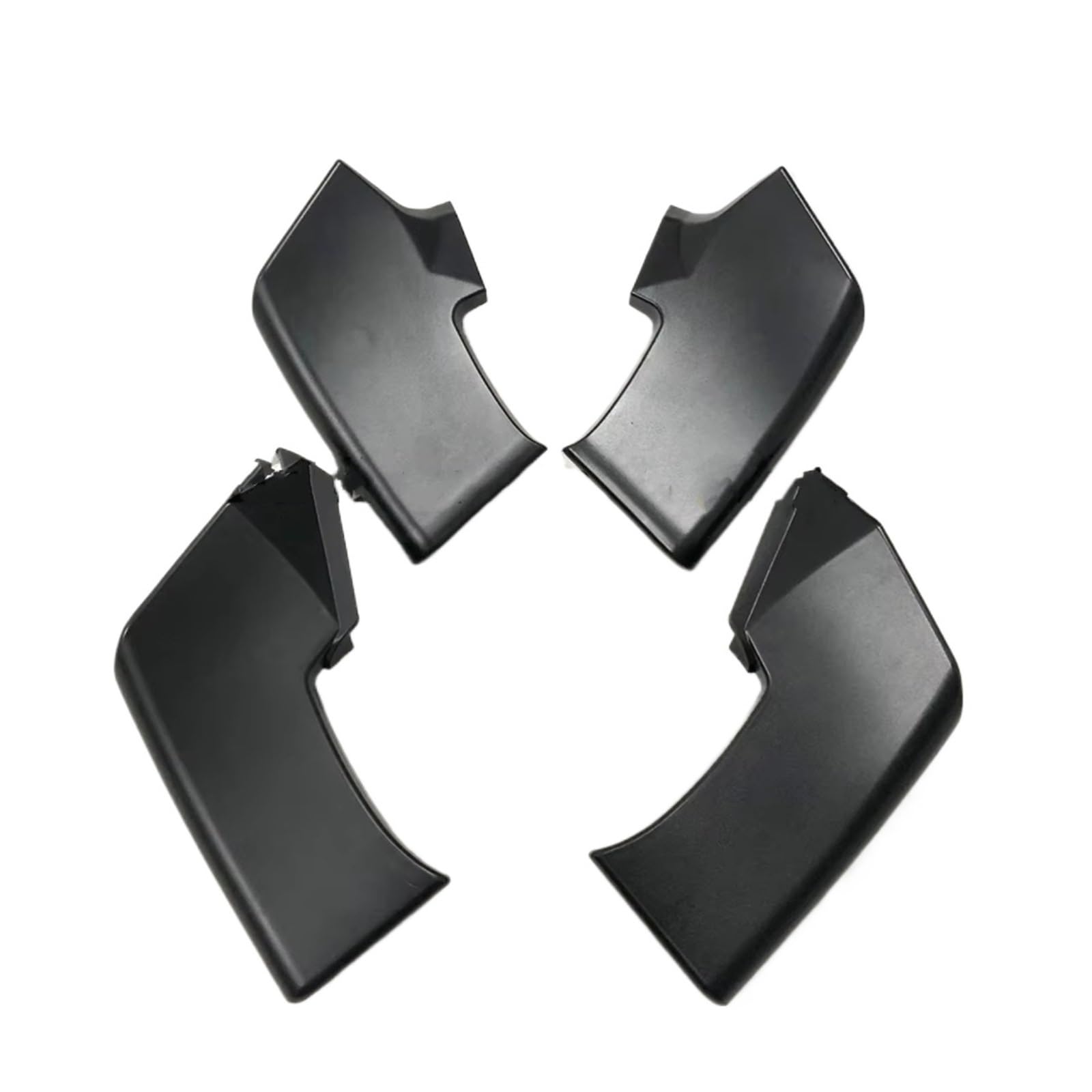RDEQKIVZ Motorrad Winglets Kompatibel Mit Ducati Für V4/S/SP 2020 2021 2022 2023 Für V2 2022 2023 Winglets Wings Spoiler Fxed Motorrad Winglet Für Wing Kit(Black) von RDEQKIVZ