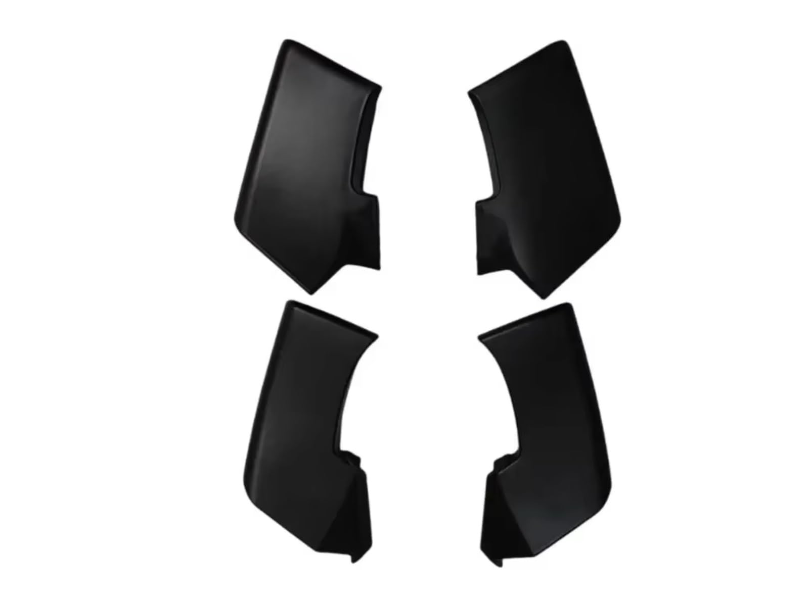 RDEQKIVZ Motorrad Winglets Kompatibel Mit Ducati Für V4/S/SP 2020 2021 2022 2023 Für V2 2022 2023 Winglets Wings Spoiler Fxed Motorrad Winglet Für Wing Kit(Black) von RDEQKIVZ
