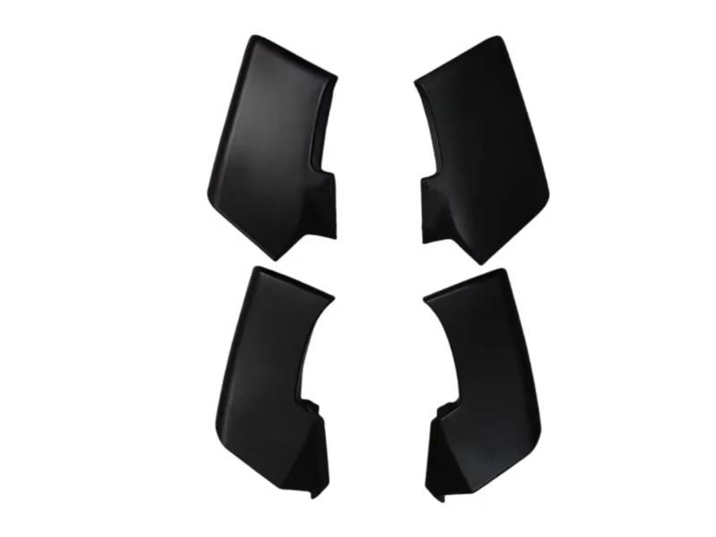 RDEQKIVZ Motorrad Winglets Kompatibel Mit Ducati Für V4/S/SP 2020 2021 2022 2023 Für V2 2022 2023 Winglets Wings Spoiler Fxed Motorrad Winglet Für Wing Kit(Black) von RDEQKIVZ