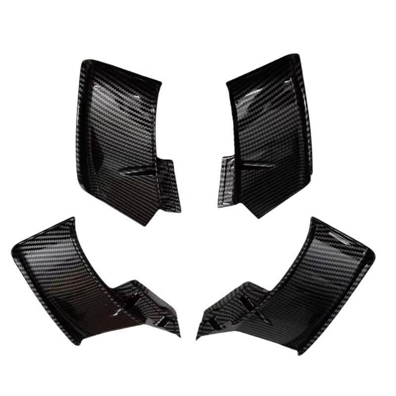 RDEQKIVZ Motorrad Winglets Kompatibel Mit Ducati Für V4/S/SP 2020 2021 2022 2023 Für V2 2022 2023 Winglets Wings Spoiler Fxed Motorrad Winglet Für Wing Kit(Carbon brazing) von RDEQKIVZ