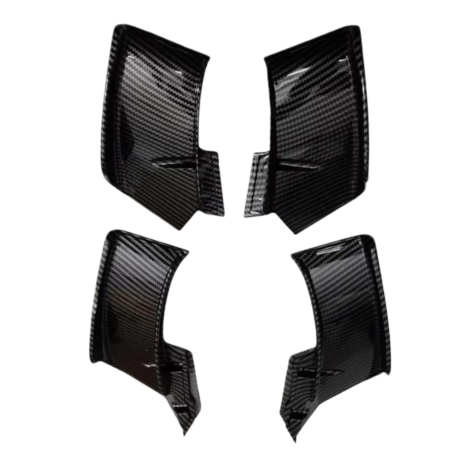 RDEQKIVZ Motorrad Winglets Kompatibel Mit Ducati Für V4/S 2020 2021 2022 2023 Für V4SP Für V2 2022 Winglet Aerodynamik Für Flügelabweiser Spoiler Motorradverkleidungsseite(Carbon Fiber Texture) von RDEQKIVZ