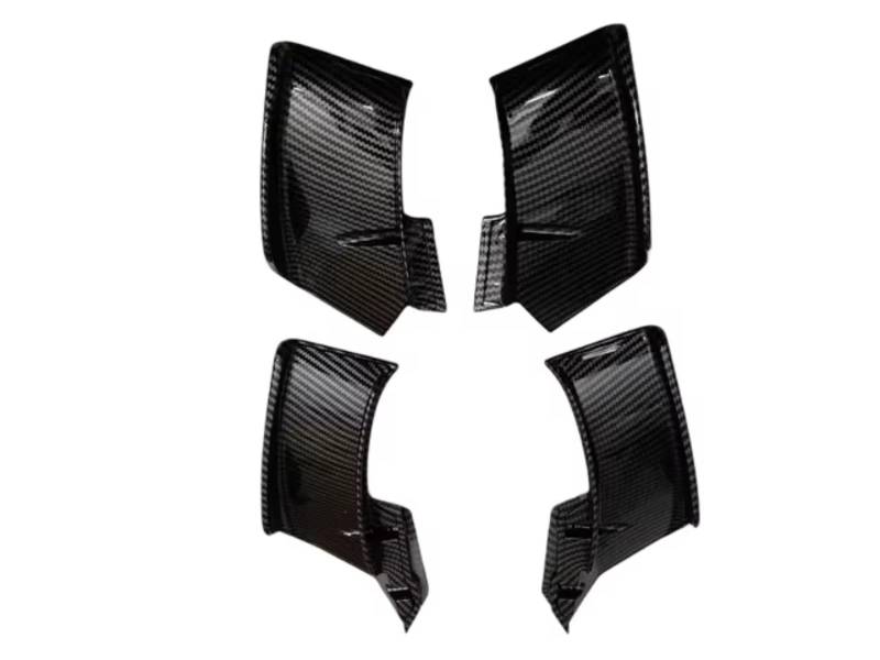 RDEQKIVZ Motorrad Winglets Kompatibel Mit Ducati Für V4 Für V4S Für V2 Motorradverkleidung Seiten-Winglet Aerodynamisch Für Flügelabweiser Spoiler Motorradzubehör(Carbon brazing) von RDEQKIVZ