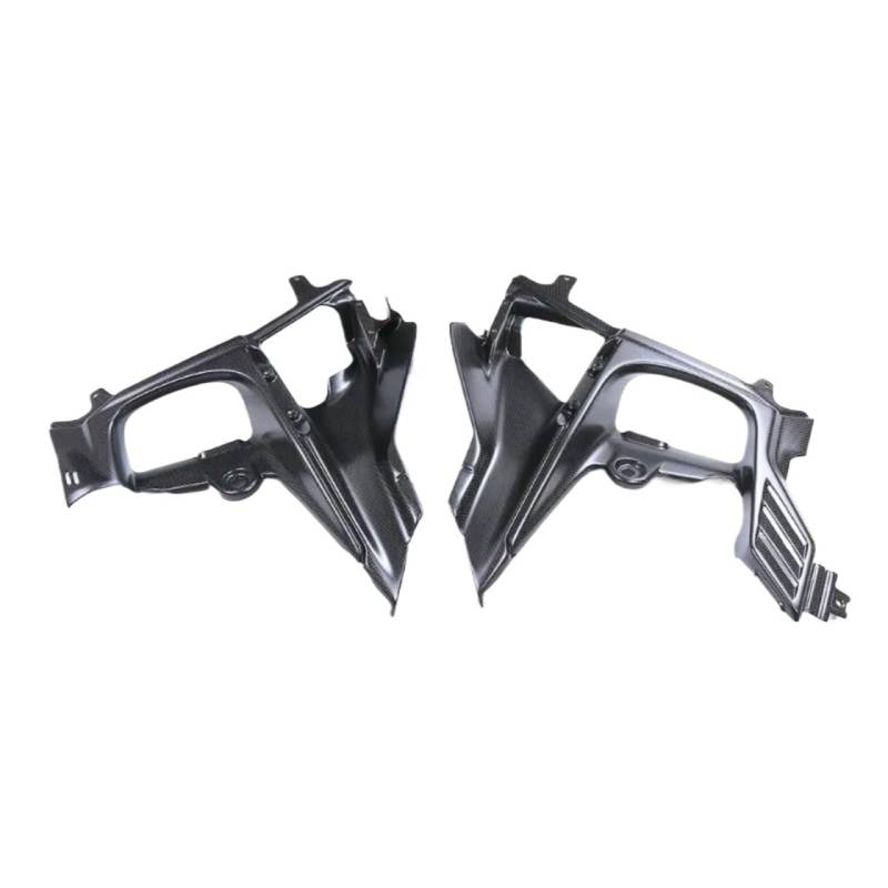 RDEQKIVZ Motorrad Winglets Kompatibel Mit Ducati Für V4S 2020 2021 2022 2023 2024 Motorrad-Vollcarbon-Tank-Innenseite Spoiler Frontverkleidungszubehör(Plain Matte) von RDEQKIVZ