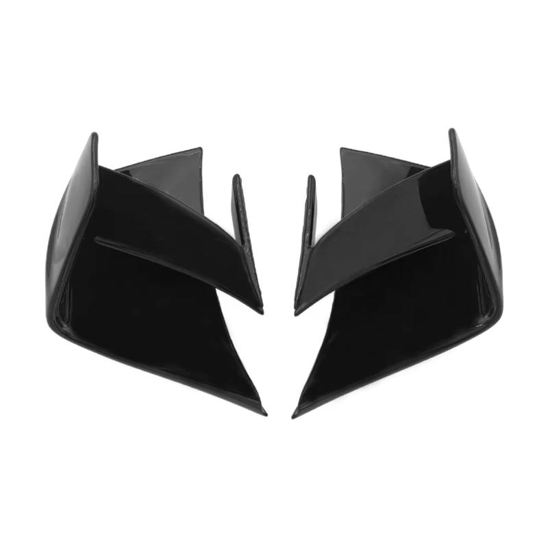 RDEQKIVZ Motorrad Winglets Kompatibel Mit Suzuki Für GSX-R1000 2017 2018 2019 2020 2021 2022 2023 Motorrad-Spoiler Fest Für Flügelzubehör(Bright Black) von RDEQKIVZ