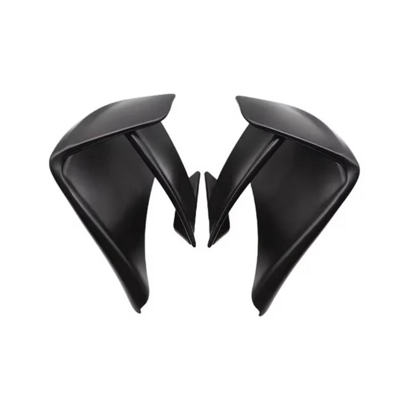 RDEQKIVZ Motorrad Winglets Kompatibel Mit Suzuki Für GSX-R1000 2017–2023 Motorrad-Heckflügelteile Aerodynamische Feste Winglet-Verkleidungshaube Fester Flügel(Matte Black) von RDEQKIVZ