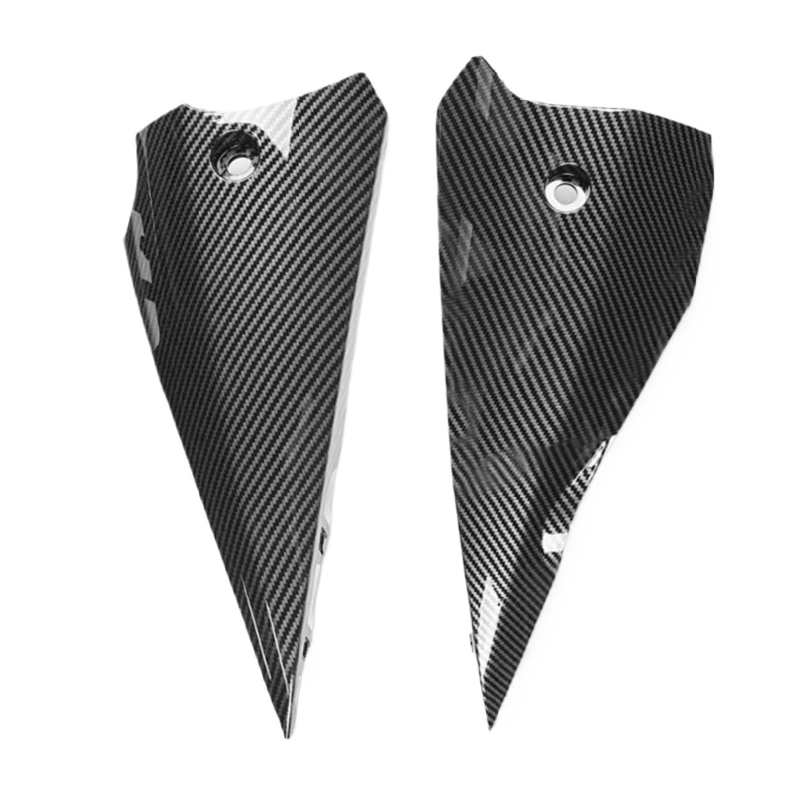 RDEQKIVZ Motorrad Winglets Kompatibel Mit Suzuki Für GSX-S1000 2015 2016 2017 2018 2019 2020 Motorradbauch Für Pan Lower Engine Spoiler Fairing Side Panel Cover(Carbon Look) von RDEQKIVZ