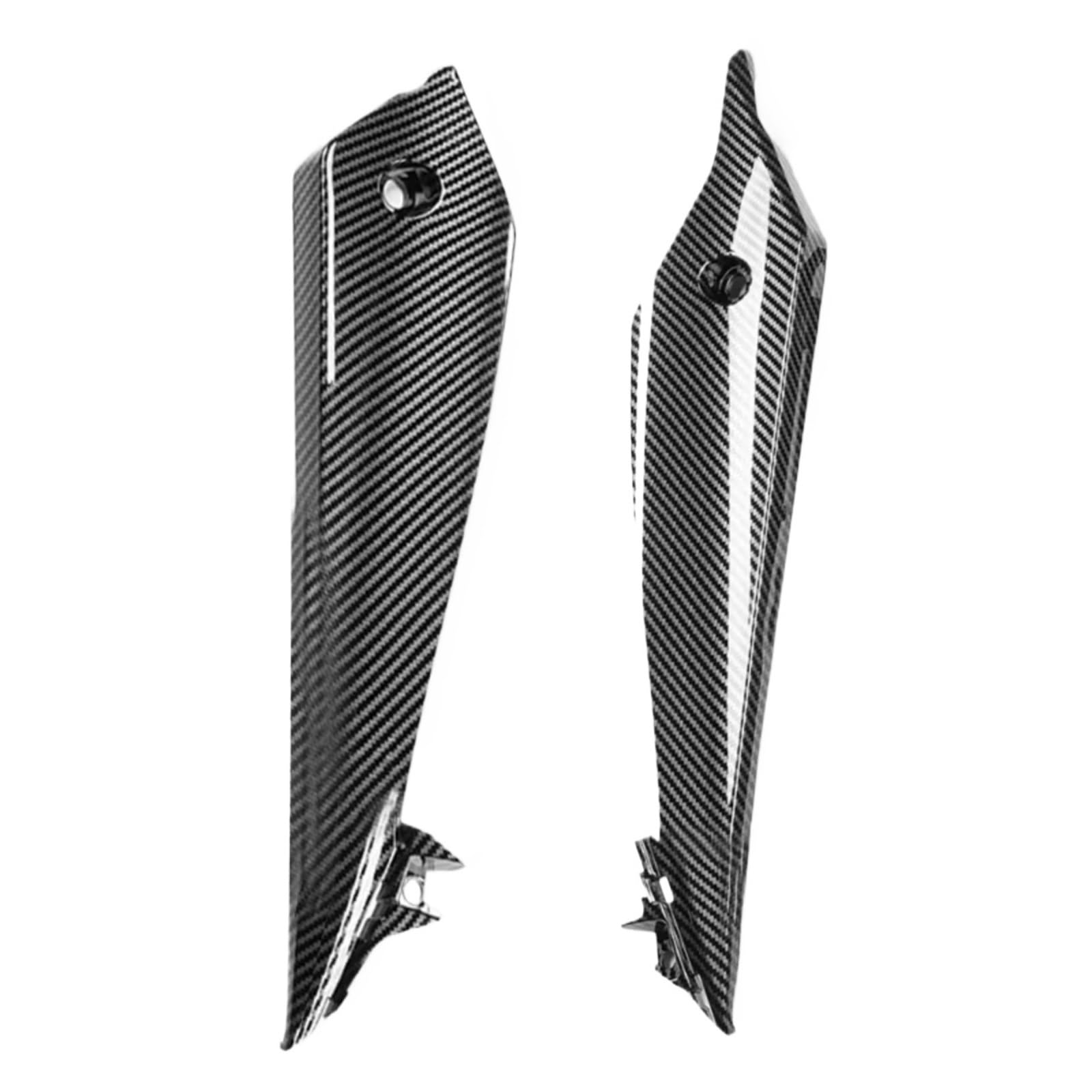RDEQKIVZ Motorrad Winglets Kompatibel Mit Suzuki Für GSX-S1000 2015 2016 2017 2018 2019 2020 Motorradteile Bauch Für Pan Lower Engine Spoiler Verkleidungsabdeckung(Carbon Look) von RDEQKIVZ