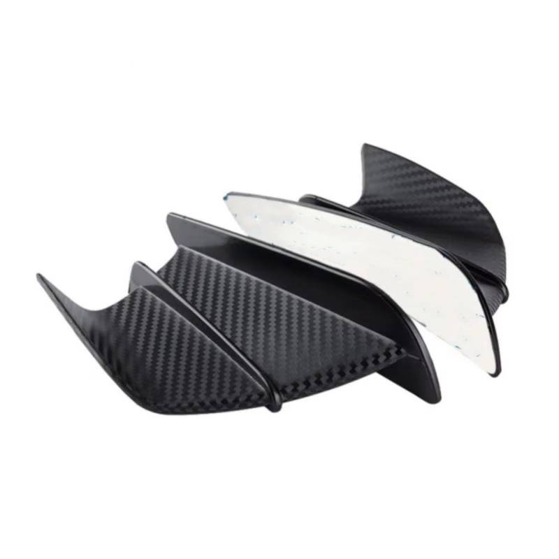 RDEQKIVZ Motorrad Winglets Kompatibel Mit Yamaha Für FZ6R Für TZR50 Motorradverkleidung Seitenflügel Winglet Aerodynamisch Für Flügelabweiser Spoiler Motorradzubehör(Bright Light) von RDEQKIVZ