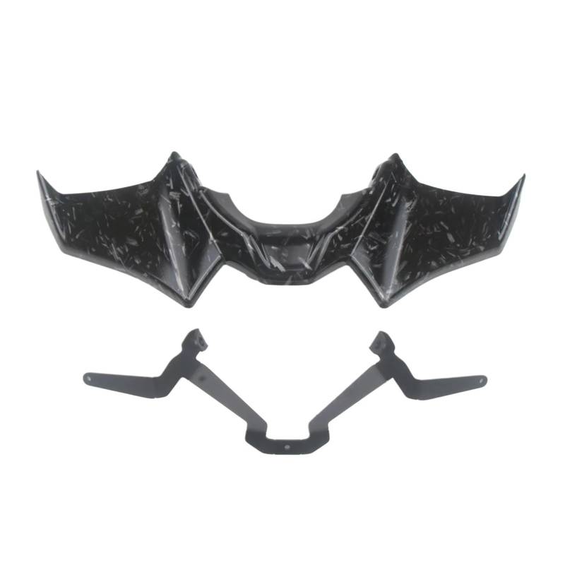 RDEQKIVZ Motorrad Winglets Kompatibel Mit Yamaha Für MT 07 2021 2022 2023 Motorrad Für Naked Front Downforce Spoiler Winglet Aerodynamische Für Wing Kit Spoiler(Forging Texture) von RDEQKIVZ