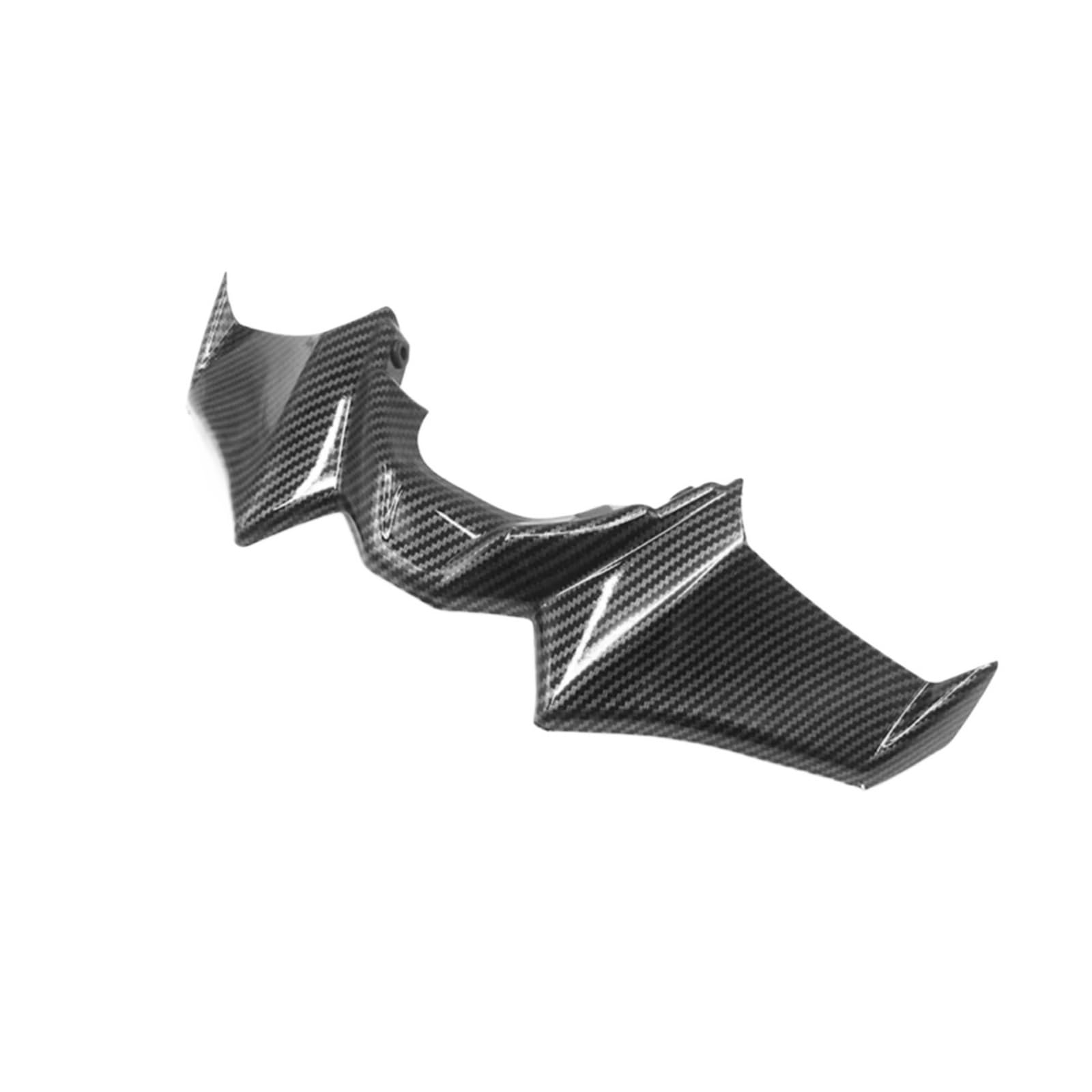 RDEQKIVZ Motorrad Winglets Kompatibel Mit Yamaha Für MT-07 SP Für MT-07 2021 2022 2023 Motorrad-Abtrieb Für Nackte Forntal-Spoiler Aerodynamisch Für Flügelabweiser(Carbon Fiber Look) von RDEQKIVZ