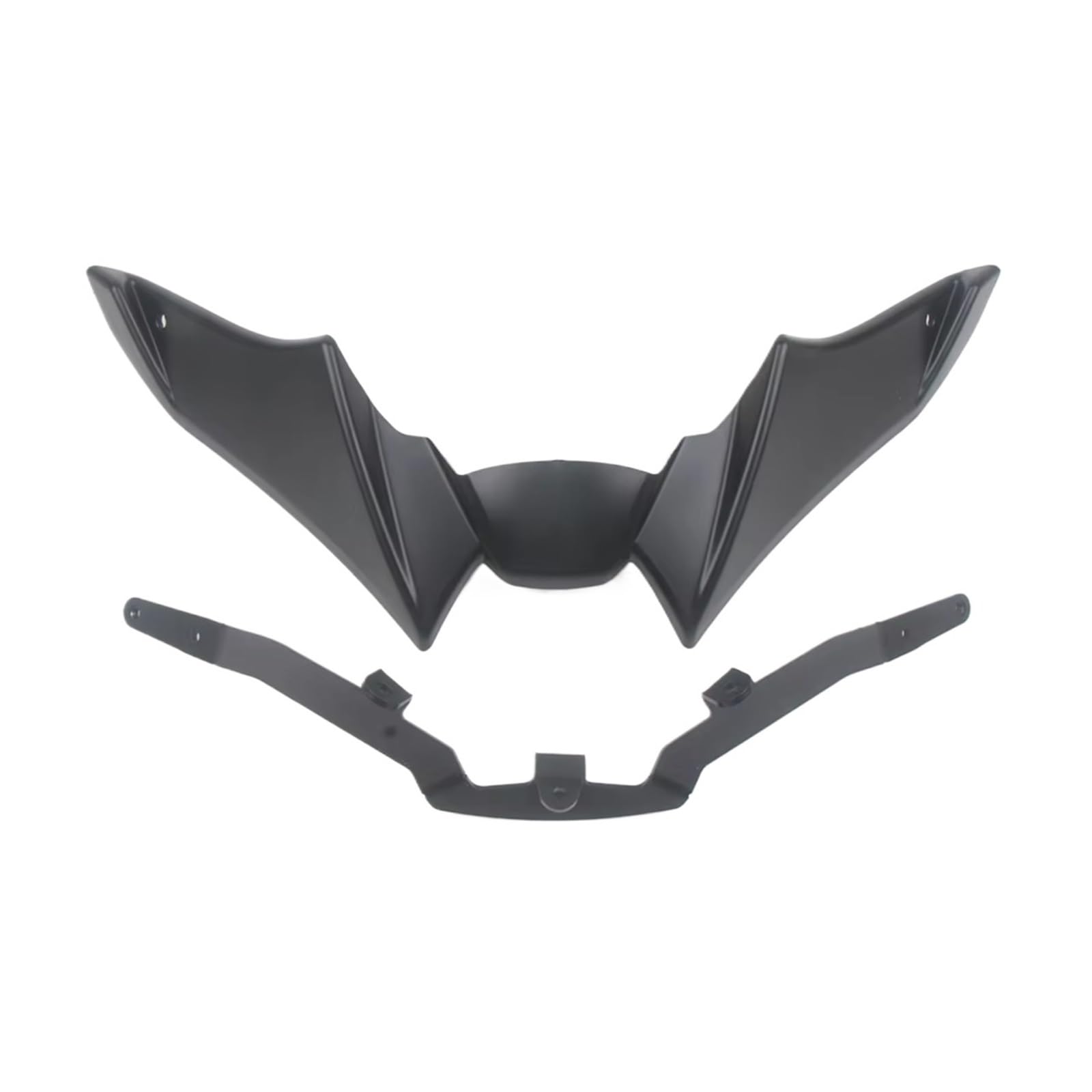 RDEQKIVZ Motorrad Winglets Kompatibel Mit Yamaha Für MT 09/SP 2021 2022 2023 Motorrad Für Naked Frontspoiler Winglet Aerodynamik Für Wing Kit Spoiler(Black) von RDEQKIVZ
