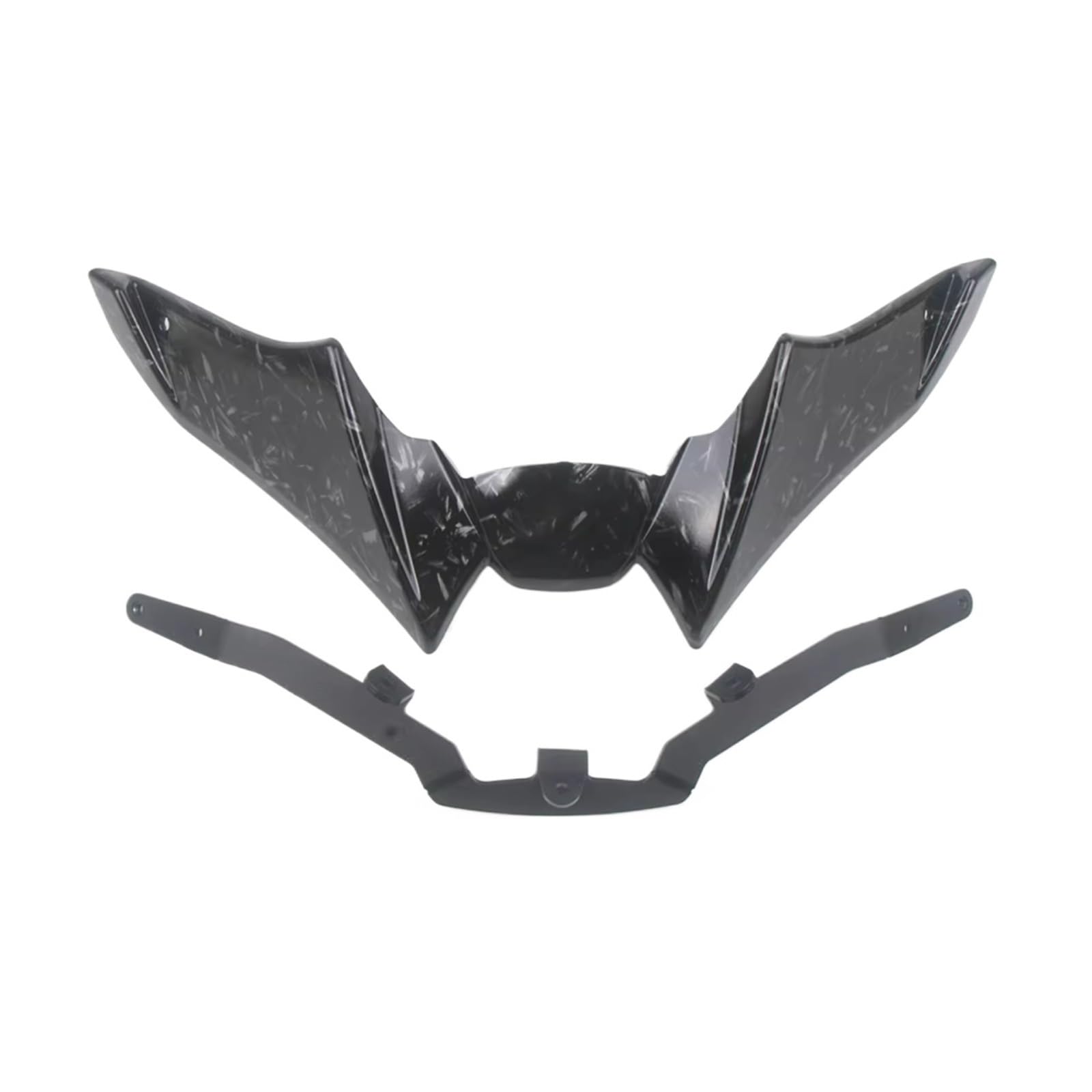 RDEQKIVZ Motorrad Winglets Kompatibel Mit Yamaha Für MT 09/SP 2021 2022 2023 Motorrad Für Naked Frontspoiler Winglet Aerodynamik Für Wing Kit Spoiler(Forging Texture) von RDEQKIVZ