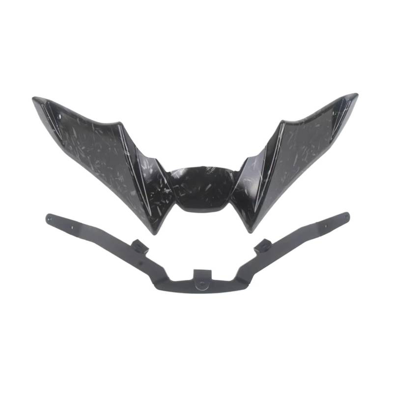 RDEQKIVZ Motorrad Winglets Kompatibel Mit Yamaha Für MT 09/SP 2021 2022 2023 Motorrad Für Naked Frontspoiler Winglet Aerodynamik Für Wing Kit Spoiler(Forging Texture) von RDEQKIVZ