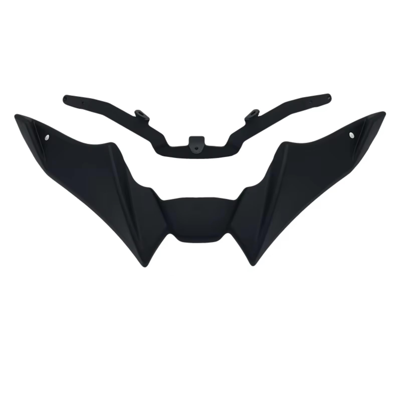 RDEQKIVZ Motorrad Winglets Kompatibel Mit Yamaha Für MT-09/SP 2021 2022 2023 Motorrad-Vorderrad-Kotflügel Schnabel, Nase Kegelverlängerung Extender Gugel Spoiler-Abdeckung(Black) von RDEQKIVZ