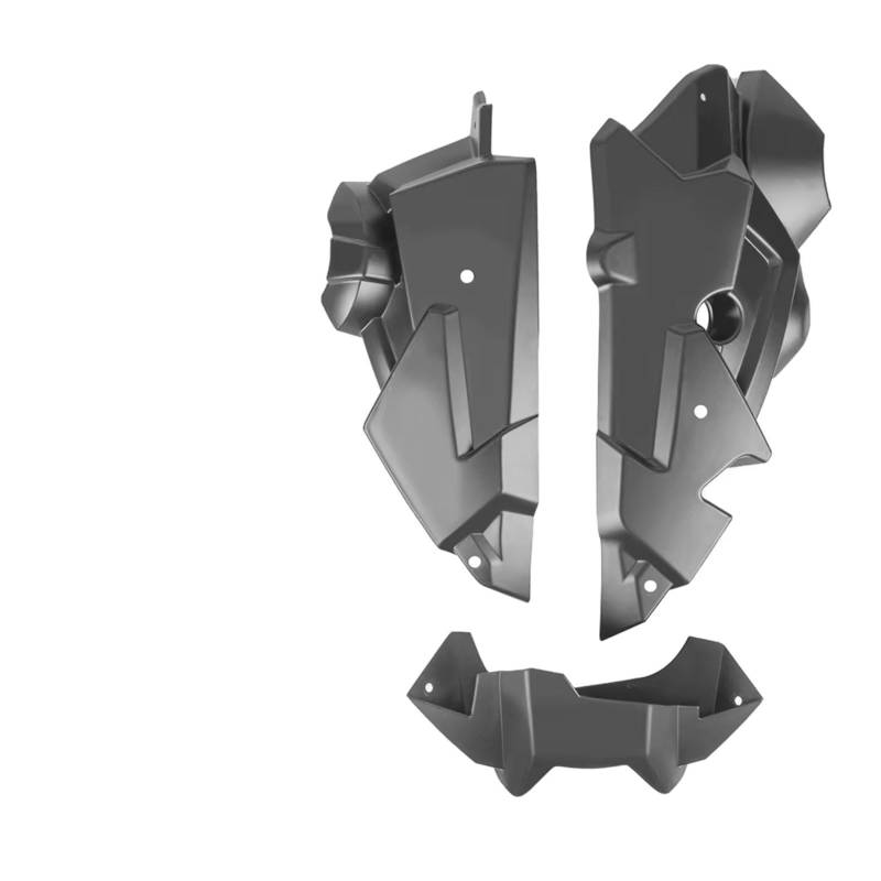RDEQKIVZ Motorrad Winglets Kompatibel Mit Yamaha Für MT-09 2013–2020 Motorrad-Panel-Rahmenabdeckung Bauch Für Pan Lower Engine Spoiler Verkleidung Motorrad-Zubehör(Black) von RDEQKIVZ