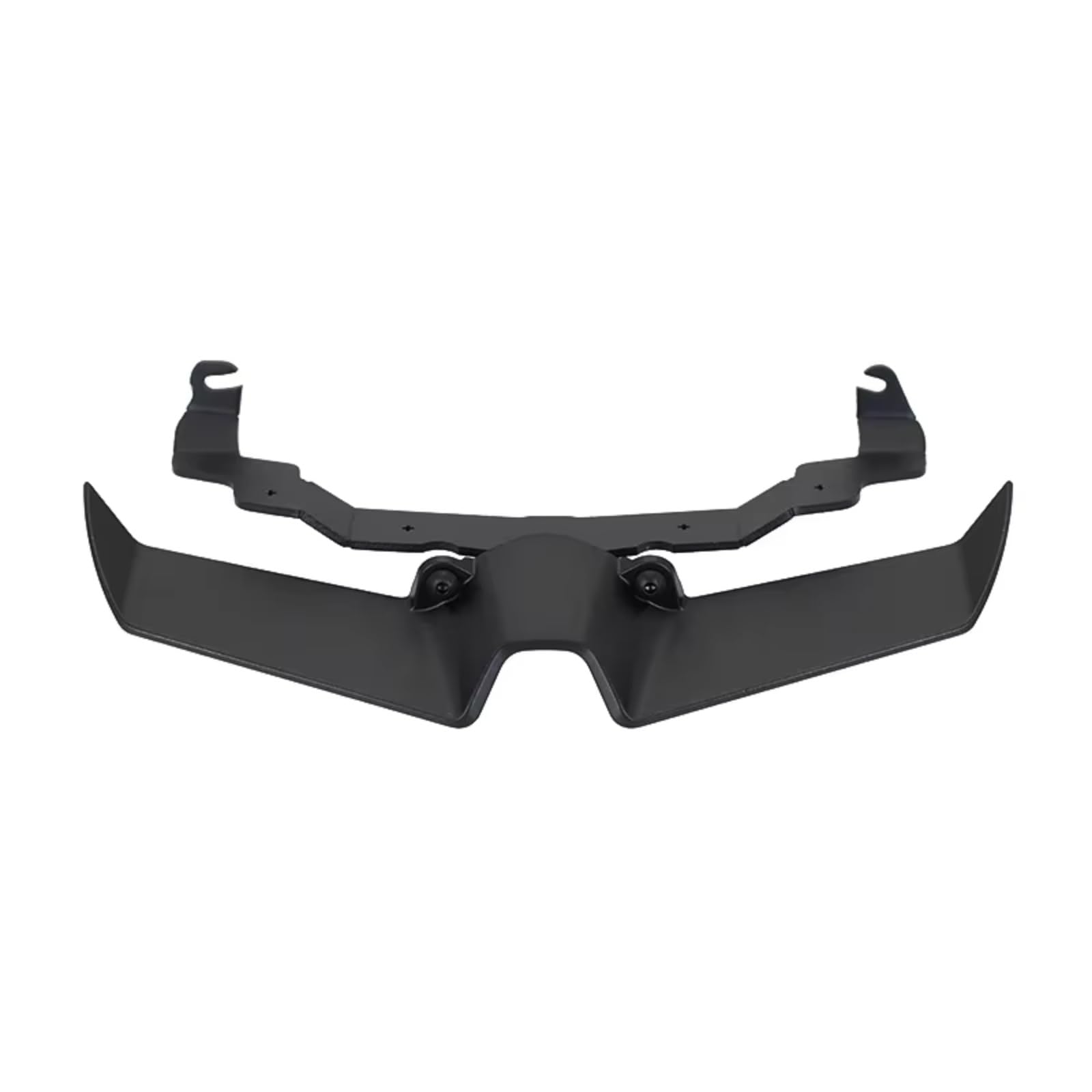 RDEQKIVZ Motorrad Winglets Kompatibel Mit Yamaha Für MT-10 Für MT10 SP 2022 2023 2024 Motorrad-Frontrad-Kotflügelschnabel Nasenkegelverlängerung Strecker Kohl-Spoiler-Abdeckung(Black) von RDEQKIVZ
