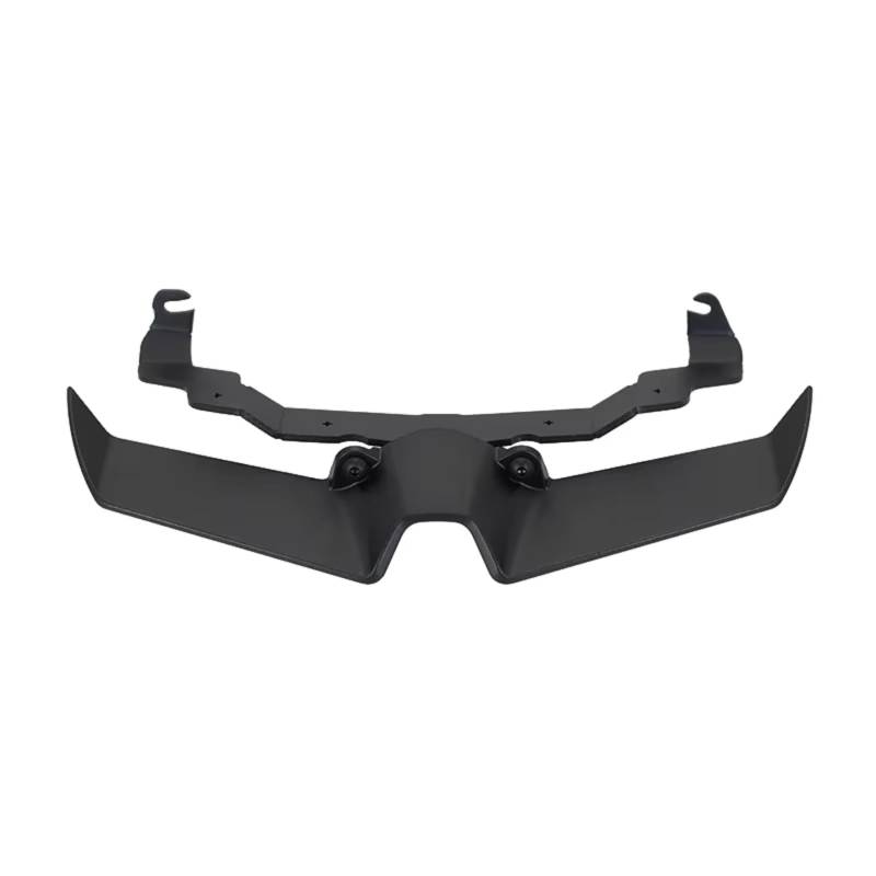 RDEQKIVZ Motorrad Winglets Kompatibel Mit Yamaha Für MT-10 Für MT10 SP 2022 2023 2024 Motorrad-Frontrad-Kotflügelschnabel Nasenkegelverlängerung Strecker Kohl-Spoiler-Abdeckung(Black) von RDEQKIVZ