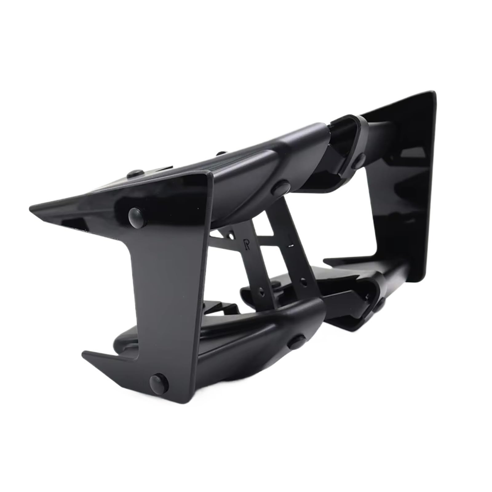 RDEQKIVZ Motorrad Winglets Kompatibel Mit Yamaha Für MT09 Für MT 09 SP 2017 2018 2019 2020 Motorradteile Seitlicher Abtrieb Für Nackte Spoiler Feste Winglet-Verkleidungsflügel(Black) von RDEQKIVZ