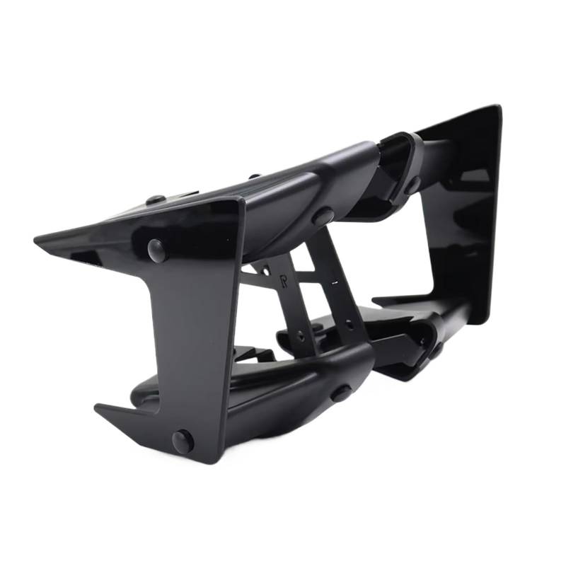 RDEQKIVZ Motorrad Winglets Kompatibel Mit Yamaha Für MT09 Für MT 09 SP 2017 2018 2019 2020 Motorradteile Seitlicher Abtrieb Für Nackte Spoiler Feste Winglet-Verkleidungsflügel(Black) von RDEQKIVZ