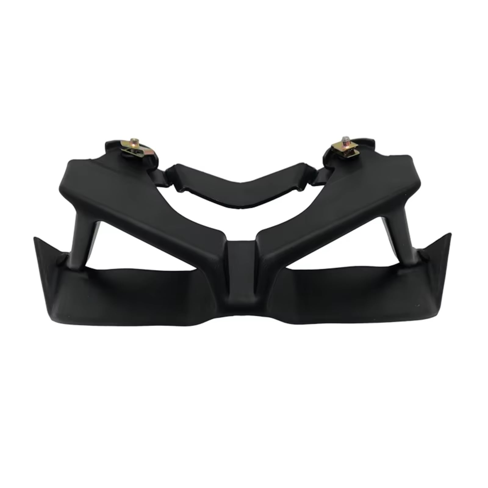RDEQKIVZ Motorrad Winglets Kompatibel Mit Yamaha Für MT09 Für MT09 SP 2017 2018 2019 2020 Carbon Front Downforce Spoiler Downforce Für Nackte Frontspoiler(Black) von RDEQKIVZ