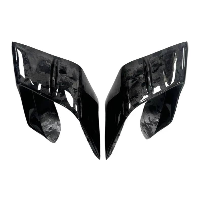 RDEQKIVZ Motorrad Winglets Kompatibel Mit Yamaha Für YZF-R1/R1M 2015–2024 Für YZF-R6 2017–2023 Aerodynamischer Rahmen Luftführung Spoiler Querruder Motorrad Fest Für Flügelabdeckung(Forged Textures) von RDEQKIVZ