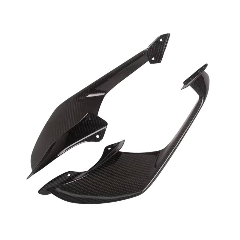 RDEQKIVZ Motorrad Winglets Kompatibel Mit Yamaha Für YZF-R1 Für YZF-R1M 2020 2021 2022 Motorrad-Seiten-Winglets Luftabweiser Für Flügelspoiler Kohlefaser von RDEQKIVZ