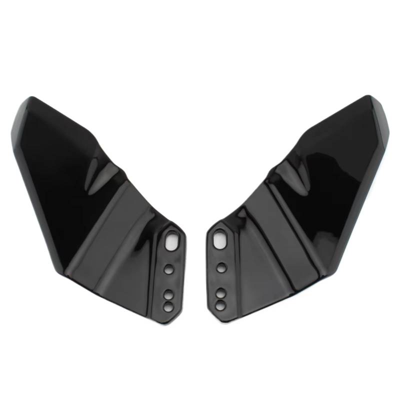 RDEQKIVZ Motorrad Winglets Kompatibel Mit Yamaha Für YZF-R1 Für YZF-R6 2000–2020 Für T-MAX530 Motorrad-Winglet Aerodynamisch Für Flügel-Kit-Spoiler(Bright Black) von RDEQKIVZ