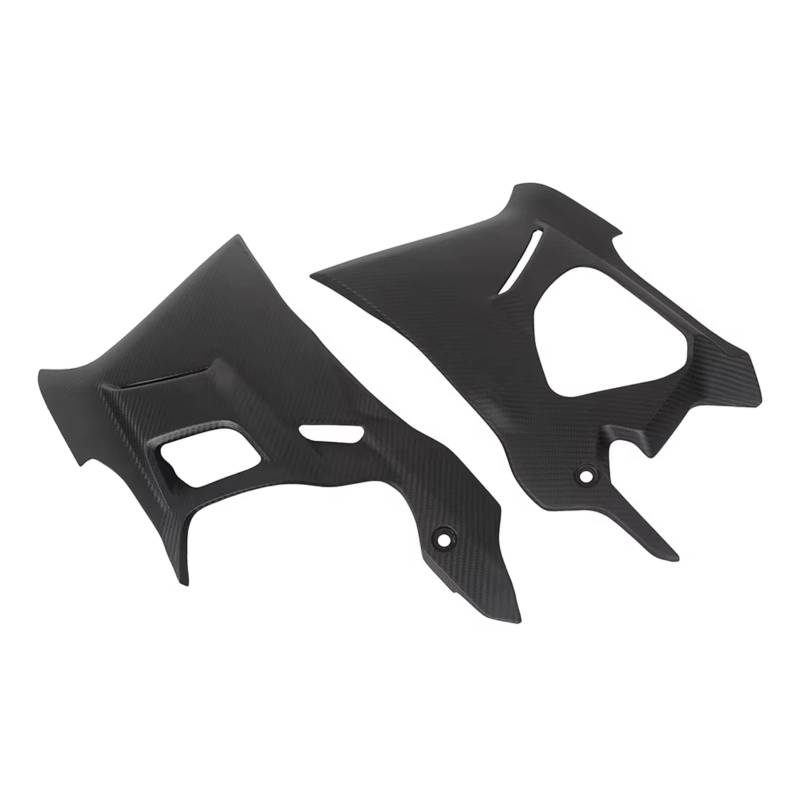 RDEQKIVZ Motorrad Winglets Kompatibel Mit Yamaha Für YZF-R3 2022 2023 Motorrad-Seitenteil Untere Abdeckung Kohlefaser-Frontspoiler Motorrad-Zubehör(Matt) von RDEQKIVZ