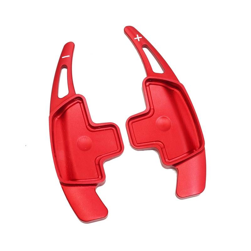 RDEQKIVZ Paddle Shifters Kompatibel Mit Benz Für A-Klasse W177 Limousine V177 MB A180 A180d A200 A250 2019 2020 Auto-Innenraum-Schaltwippen-Lenkrad-Schaltwippen-Verlängerungsaufkleber(Red) von RDEQKIVZ