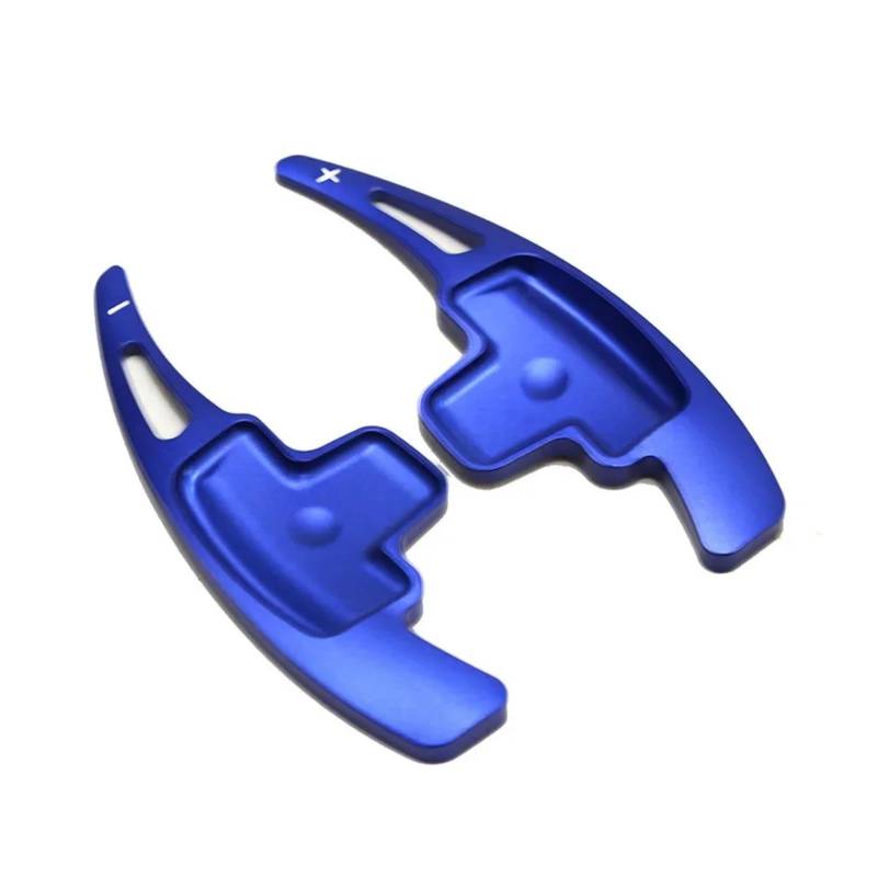 RDEQKIVZ Paddle Shifters Kompatibel Mit Benz Für C-Klasse W205 S205 Für CLA C117 GLE C292 GLA X156 2015 2016 2017 Autozubehör Lenkrad-Schaltwippen Schaltwippen-Verlängerungsschalter(Blue) von RDEQKIVZ