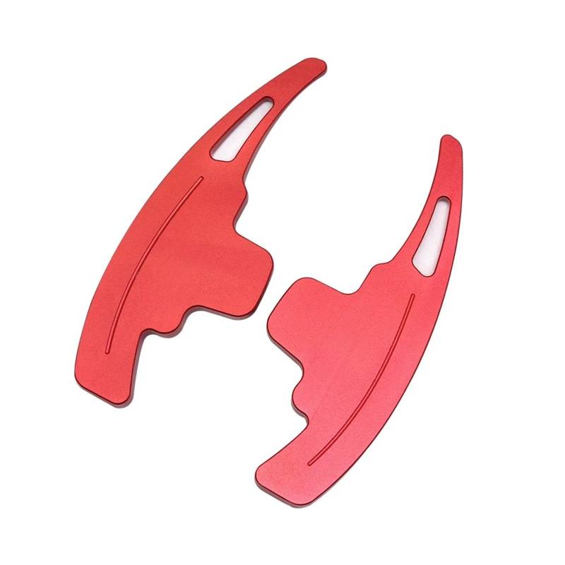 RDEQKIVZ Paddle Shifters Kompatibel Mit Benz Für C-Klasse W205 S205 Für CLA C117 GLE C292 GLA X156 2015 2016 2017 Autozubehör Lenkrad-Schaltwippen Schaltwippen-Verlängerungsschalter(Red) von RDEQKIVZ