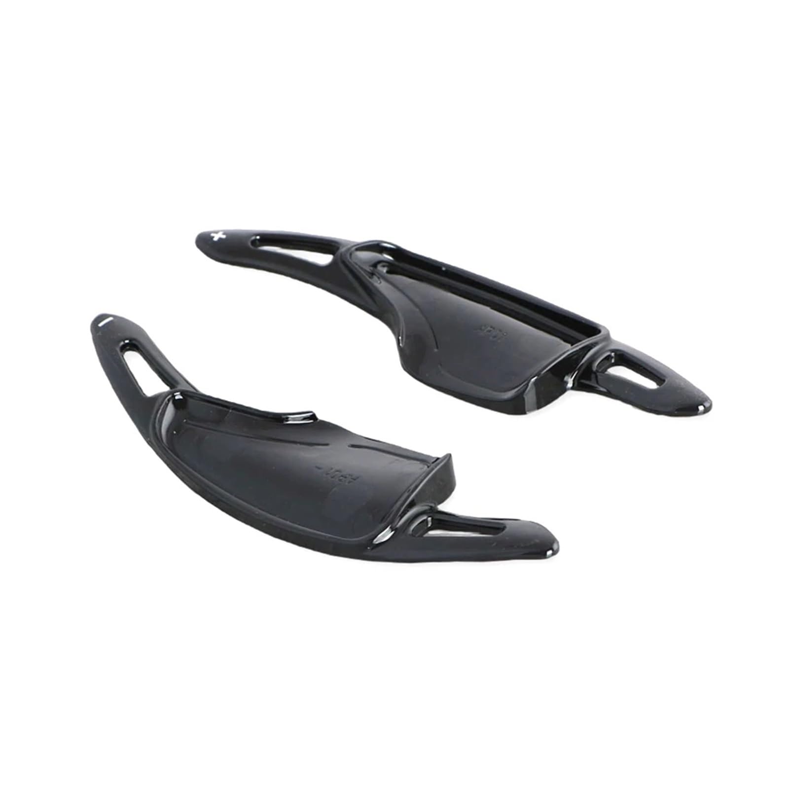 RDEQKIVZ Paddle Shifters Kompatibel Mit Chevrolet Für Camaro 2016 2017 2018 2019 Auto Carbon Fiber Texture Paddle Shifter Lenkrad Schaltwippen Styling ABS Dekoration Trim(Black) von RDEQKIVZ