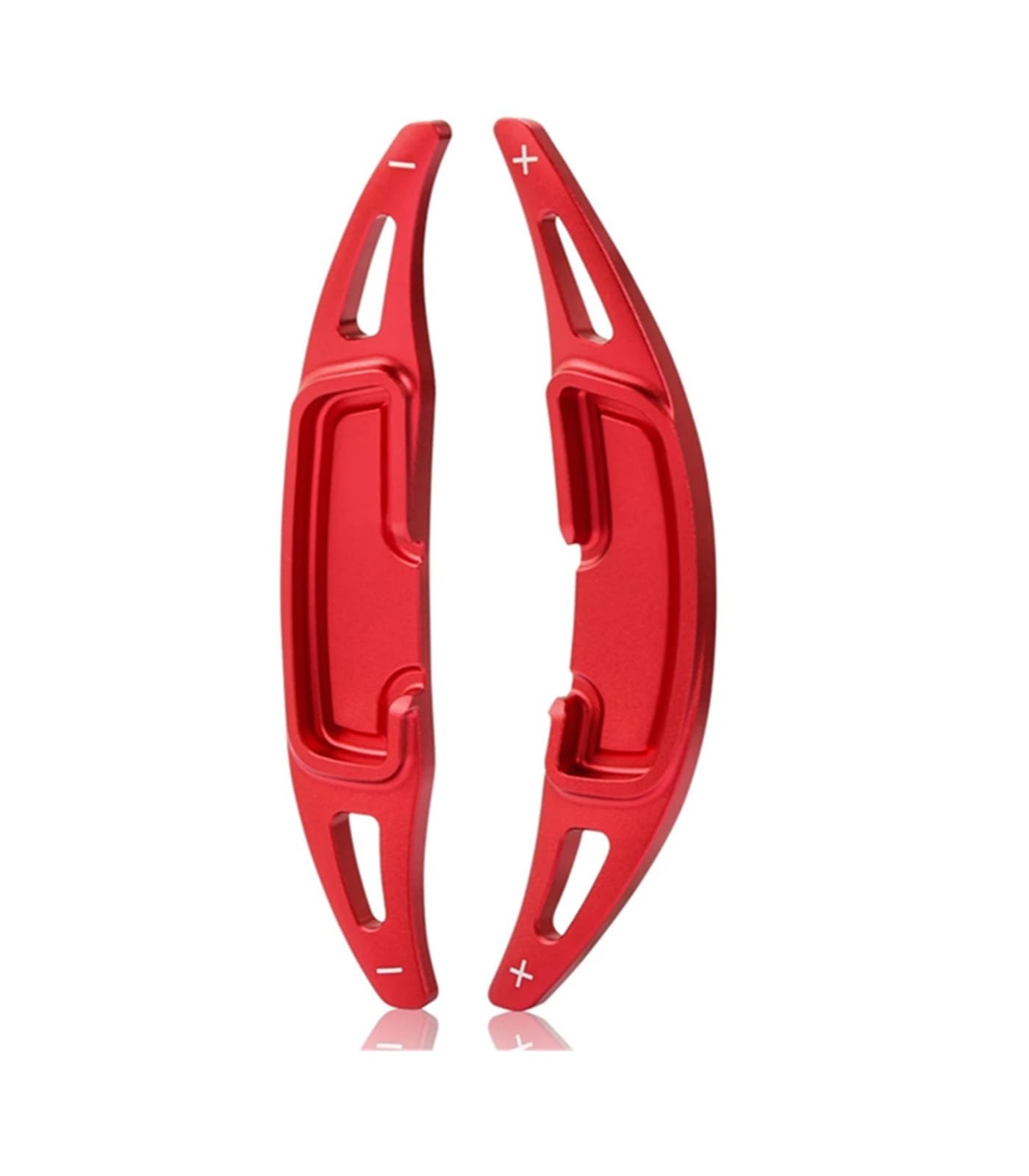 RDEQKIVZ Paddle Shifters Kompatibel Mit Clio 5. Generation 2019 2020 2021 2022 2023 2024 Auto-Innenausstattung Lenkrad-Schaltwippen-Abdeckung Schaltwippen-Verlängerung(Red) von RDEQKIVZ